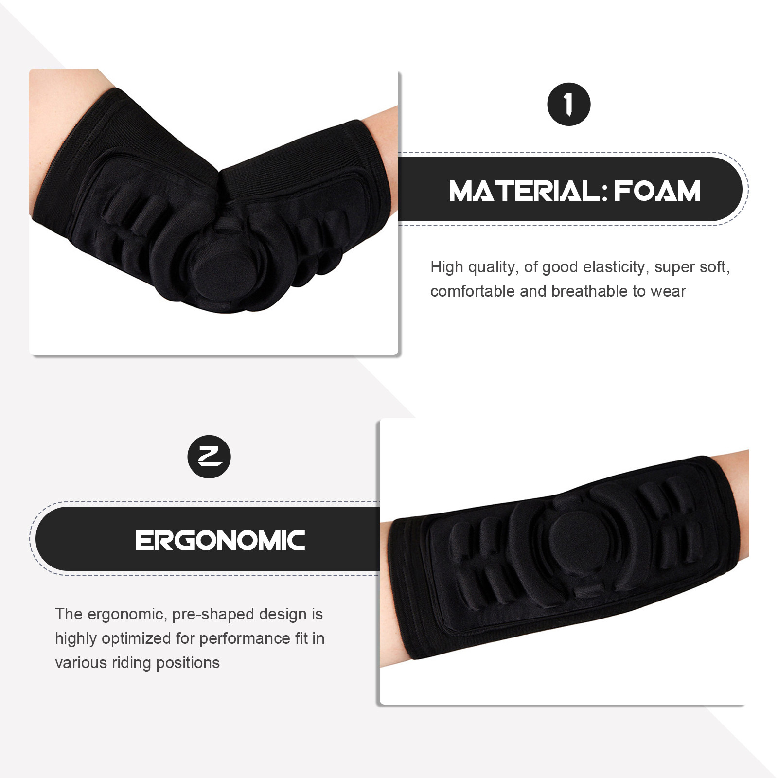 Elbow Pads Guard for Mountain  - огляд і ціна Mountain Biking Elbow Pads