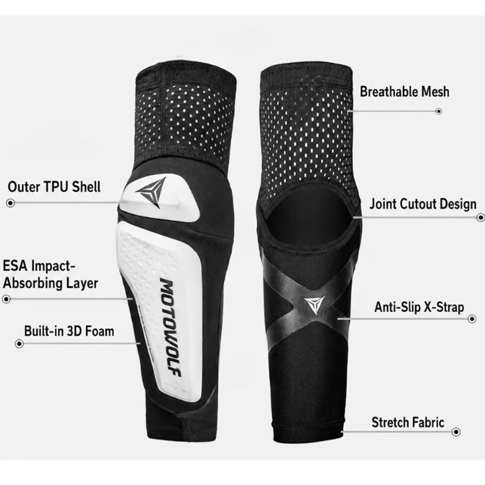 Motorcycle Elbow Protection Pa - огляд і ціна Mountain Biking Elbow Pads